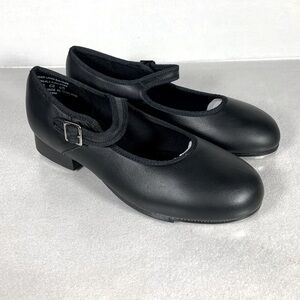 Capezio Women’s Mary Jane Leather Tap Shoe 3800 in Black Size 5M